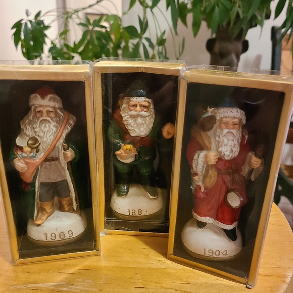 *3 Memories of Santa Collectible Santas, By Don Warning - Picture 2 of 7